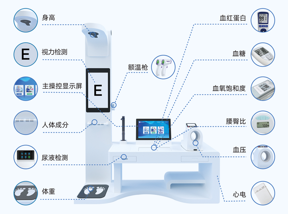 健康驛站智能體檢一體機
